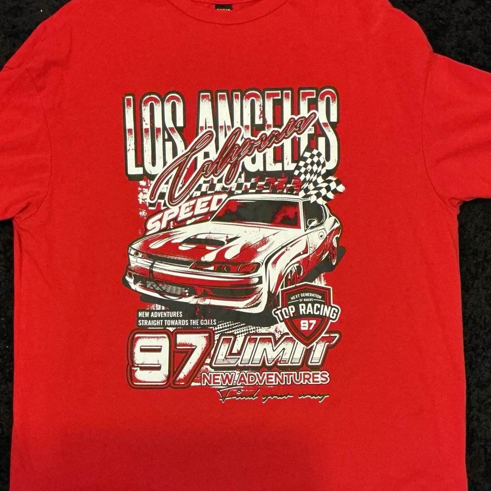 Los Angeles Racing Graphic Tee - Red